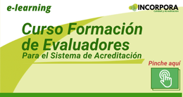 Curso Formación de Evaluadores para el Sistema de Acreditación  E-Learning